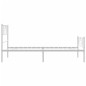 vidaXL Estructura cama metal con cabecero y pie cama blanca 107x203 cm vidaXL Estructura cama metal con cabecero y pie cama blanca 107x203 cm
