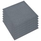 vidaXL Losetas de goma protección de caídas 6 unidades gris 50x50x3cm vidaXL Losetas de goma protección de caídas 6 unidades gris 50x50x3cm
