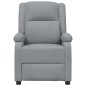 vidaXL Sillón de masaje eléctrico tela gris claro vidaXL Sillón de masaje eléctrico tela gris claro