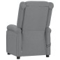 vidaXL Sillón de masaje eléctrico tela gris claro vidaXL Sillón de masaje eléctrico tela gris claro