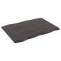 vidaXL Tablero mesa madera tratada roble borde vivo marrón 80x60x2 cm vidaXL Tablero mesa madera tratada roble borde vivo marrón 80x60x2 cm