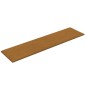 vidaXL Paneles de pared 12 uds terciopelo marrón 60x15 cm 1,08 m²