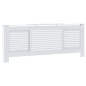 vidaXL Cubierta para radiador MDF blanco 205 cm