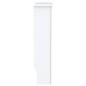 vidaXL Cubierta para radiador MDF blanco 205 cm