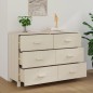 vidaXL Aparador HAMAR madera de pino maciza marrón miel 113x40x80 cm vidaXL Aparador HAMAR madera de pino maciza marrón miel 113x40x80 cm