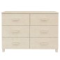 vidaXL Aparador HAMAR madera de pino maciza marrón miel 113x40x80 cm vidaXL Aparador HAMAR madera de pino maciza marrón miel 113x40x80 cm