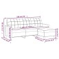 vidaXL Sofá de 3 plazas con taburete cuero sintético negro 180 cm vidaXL Sofá de 3 plazas con taburete cuero sintético negro 180 cm