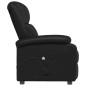 vidaXL Sillón reclinable eléctrico de cuero sintético negro vidaXL Sillón reclinable eléctrico de cuero sintético negro