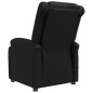 vidaXL Sillón reclinable eléctrico de cuero sintético negro vidaXL Sillón reclinable eléctrico de cuero sintético negro