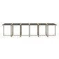 vidaXL Juego comedor jardín 17 pzas con cojines ratán sintético beige