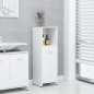 vidaXL Armario de baño madera contrachapada blanco 30x30x95 cm vidaXL Armario de baño madera contrachapada blanco 30x30x95 cm