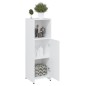 vidaXL Armario de baño madera contrachapada blanco 30x30x95 cm vidaXL Armario de baño madera contrachapada blanco 30x30x95 cm