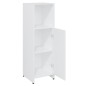 vidaXL Armario de baño madera contrachapada blanco 30x30x95 cm vidaXL Armario de baño madera contrachapada blanco 30x30x95 cm