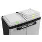 Keter Armario de reciclaje Split Premium gris y negro 92 cm Keter Armario de reciclaje Split Premium gris y negro 92 cm