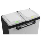 Keter Armario de reciclaje Split Premium gris y negro 92 cm Keter Armario de reciclaje Split Premium gris y negro 92 cm