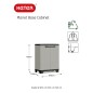 Keter Mueble bajo de almacenamiento Planet gris y negro Keter Mueble bajo de almacenamiento Planet gris y negro
