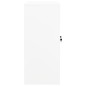 vidaXL Armario de oficina de acero blanco 90x40x90 cm
