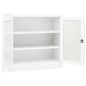 vidaXL Armario de oficina de acero blanco 90x40x90 cm