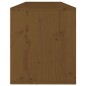 vidaXL Muebles para TV 3 piezas madera maciza de pino marrón miel