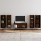 vidaXL Muebles para TV 5 piezas madera maciza de pino marrón miel vidaXL Muebles para TV 5 piezas madera maciza de pino marrón miel