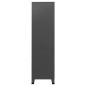 vidaXL Armario industrial de metal gris antracita 90x50x180 cm