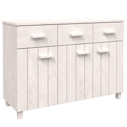 vidaXL Aparador HAMAR madera maciza de pino blanco 113x40x80 cm