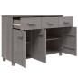 vidaXL Aparador HAMAR madera maciza de pino gris claro 113x40x80 cm vidaXL Aparador HAMAR madera maciza de pino gris claro 113x40x80 cm