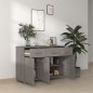 vidaXL Aparador HAMAR madera maciza de pino gris claro 113x40x80 cm vidaXL Aparador HAMAR madera maciza de pino gris claro 113x40x80 cm