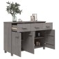 vidaXL Aparador HAMAR madera maciza de pino gris claro 113x40x80 cm vidaXL Aparador HAMAR madera maciza de pino gris claro 113x40x80 cm
