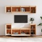 vidaXL Muebles para TV 6 piezas madera maciza de pino vidaXL Muebles para TV 6 piezas madera maciza de pino