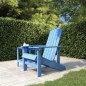 vidaXL Silla de jardín Adirondack HDPE azul agua vidaXL Silla de jardín Adirondack HDPE azul agua