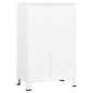 vidaXL Baúl de almacenaje industrial metal blanco 70x40x115 cm vidaXL Baúl de almacenaje industrial metal blanco 70x40x115 cm