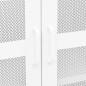 vidaXL Baúl de almacenaje industrial metal blanco 70x40x115 cm vidaXL Baúl de almacenaje industrial metal blanco 70x40x115 cm