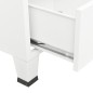 vidaXL Baúl de almacenaje industrial metal blanco 70x40x115 cm vidaXL Baúl de almacenaje industrial metal blanco 70x40x115 cm