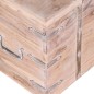vidaXL Set de baúl de almacenamiento de madera de acacia 2 unidades vidaXL Set de baúl de almacenamiento de madera de acacia 2 unidades
