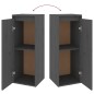 vidaXL Muebles para TV 5 piezas madera maciza de pino gris