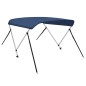 vidaXL Toldo Bimini de 2 arcos azul marino 150x120x110 cm vidaXL Toldo Bimini de 2 arcos azul marino 150x120x110 cm