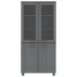 vidaXL Aparador HAMAR madera de pino maciza gris oscuro vidaXL Aparador HAMAR madera de pino maciza gris oscuro
