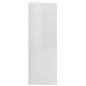 vidaXL Aparador con 6 cajones contrachapada blanco brillo 50x34x96 cm vidaXL Aparador con 6 cajones contrachapada blanco brillo 50x34x96 cm