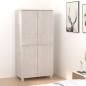 vidaXL Armario HAMAR madera maciza de pino blanco 89x50x180 cm vidaXL Armario HAMAR madera maciza de pino blanco 89x50x180 cm