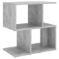 vidaXL Mesita de noche madera de ingeniería gris hormigón 50x30x51,5cm vidaXL Mesita de noche madera de ingeniería gris hormigón 50x30x51,5cm