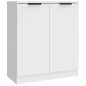 vidaXL Aparadores 3 piezas madera contrachapada blanco vidaXL Aparadores 3 piezas madera contrachapada blanco