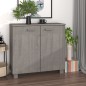 vidaXL Aparador HAMAR madera maciza de pino gris claro 85x35x80 cm vidaXL Aparador HAMAR madera maciza de pino gris claro 85x35x80 cm
