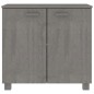 vidaXL Aparador HAMAR madera maciza de pino gris claro 85x35x80 cm vidaXL Aparador HAMAR madera maciza de pino gris claro 85x35x80 cm