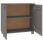 vidaXL Aparador HAMAR madera maciza de pino gris claro 85x35x80 cm vidaXL Aparador HAMAR madera maciza de pino gris claro 85x35x80 cm
