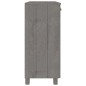 vidaXL Aparador HAMAR madera maciza de pino gris claro 85x35x80 cm vidaXL Aparador HAMAR madera maciza de pino gris claro 85x35x80 cm