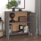 vidaXL Aparador HAMAR madera maciza de pino gris claro 85x35x80 cm vidaXL Aparador HAMAR madera maciza de pino gris claro 85x35x80 cm
