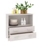 vidaXL Aparador HAMAR madera maciza de pino blanca 85x35x80 cm vidaXL Aparador HAMAR madera maciza de pino blanca 85x35x80 cm
