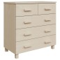 vidaXL Aparador HAMAR madera de pino maciza marrón miel 79x40x80cm vidaXL Aparador HAMAR madera de pino maciza marrón miel 79x40x80cm
