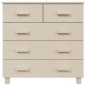 vidaXL Aparador HAMAR madera de pino maciza marrón miel 79x40x80cm vidaXL Aparador HAMAR madera de pino maciza marrón miel 79x40x80cm